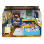 Cardboard Room - Kid's Bedroom
