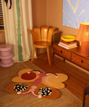 Melody Moon Butterfly Rug Ocre Large