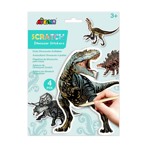 Natural Creation Scratch Sticker Dinosaur