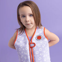 Life jacket 3-6 years Purple Panther Print