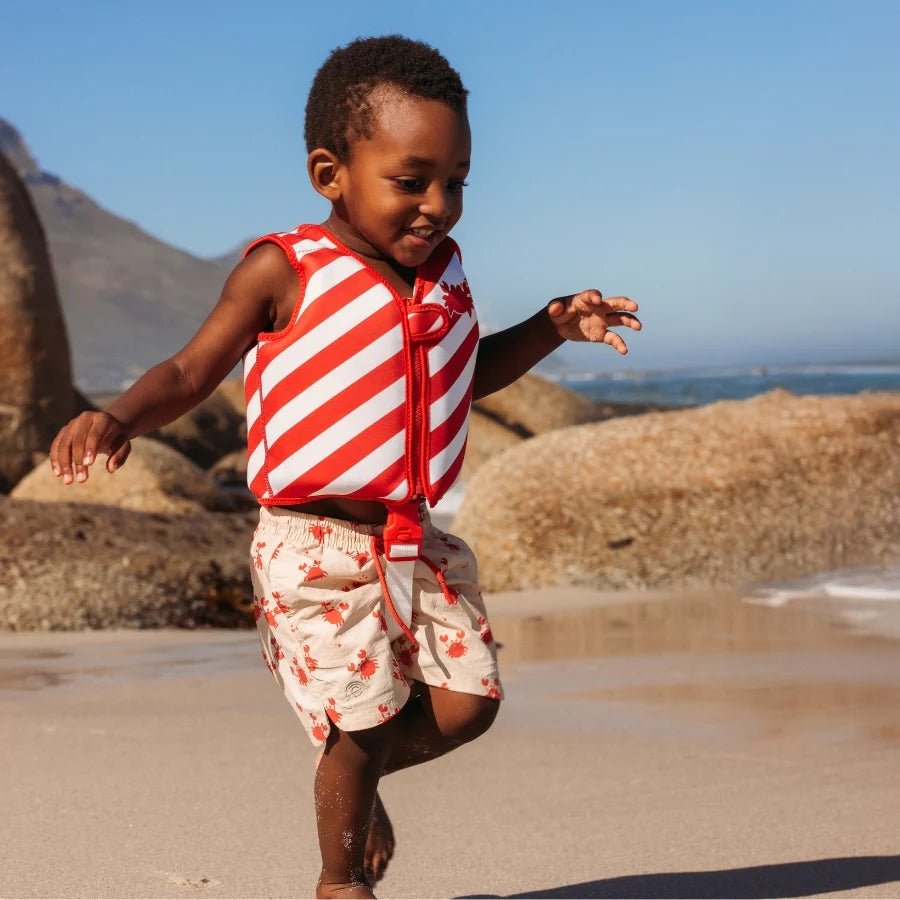 Swim Vest - Red/White - Crabby - (3 tallas)