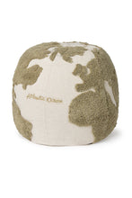 Pouf World Map Rugcycled