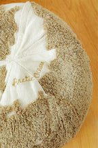 Pouf World Map Rugcycled