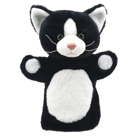 Black and White Cat Puppet