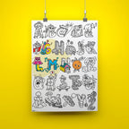 ABC - Giant poster