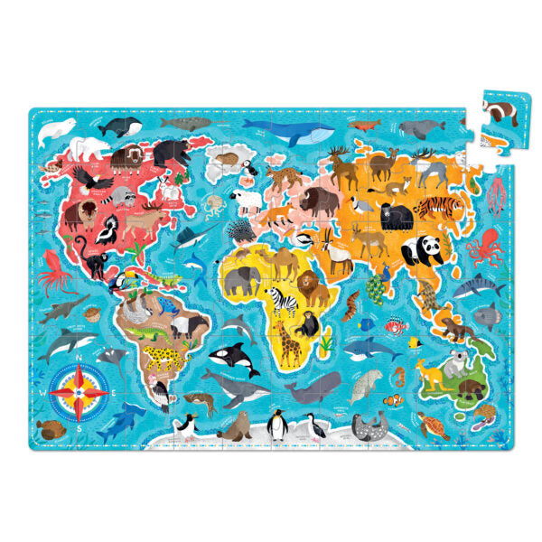 Puzzlove animals of the world (60 pcs)