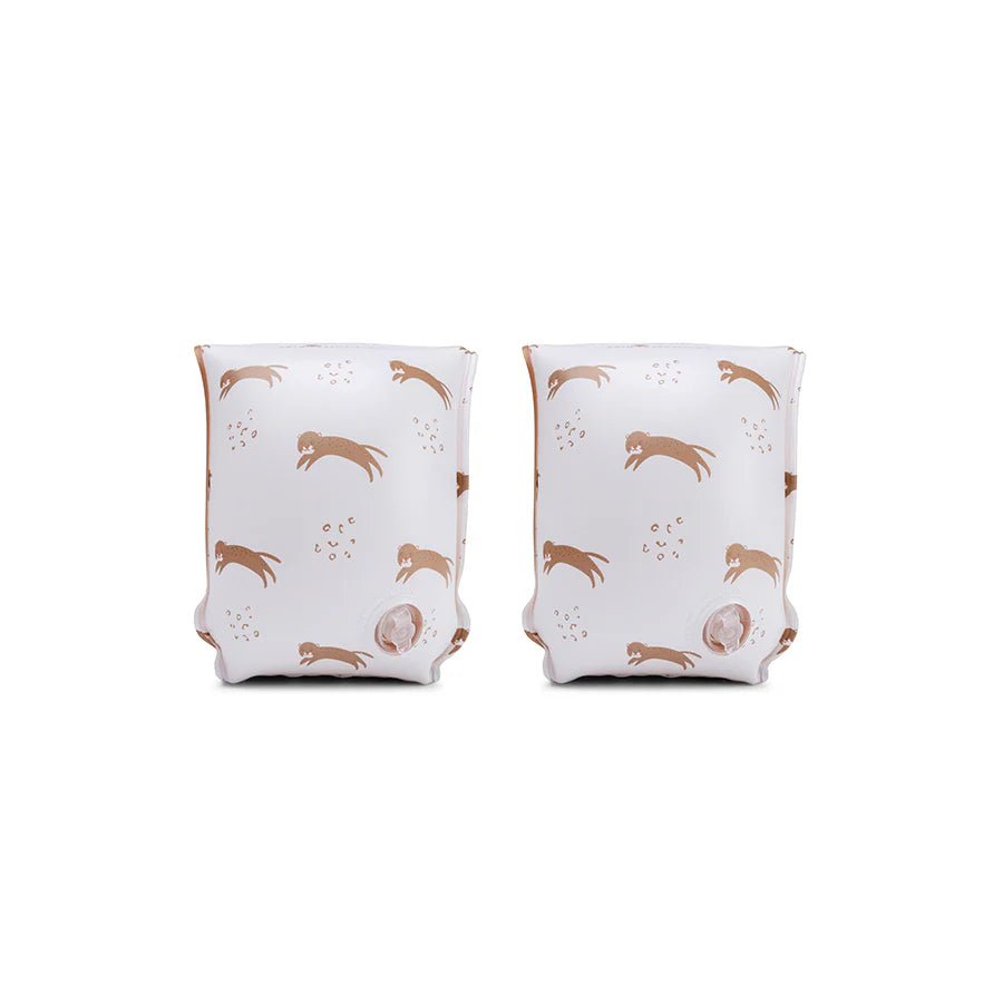 Swimming Armbands Brown Leopard Animal