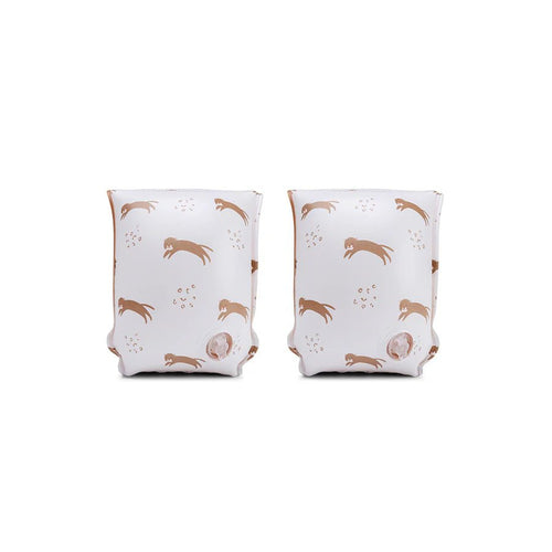 Swimming Armbands Brown Leopard Animal