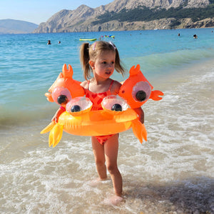 Buddy Float Bands Sonny the Sea Creature Neon Orange
