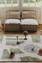 Handloom Cushion Blue Sage