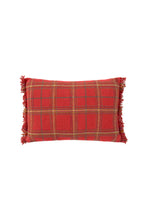 Handloom Cushion Mapple Red