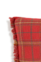 Handloom Cushion Mapple Red