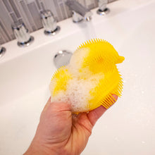Silicone Bath Scrub  Duck Yellow