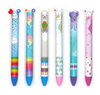 Tiwice as Nice 2 color click pens - Rainbow (6 variantes)