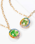 Lucky Streak REAL 4-Leaf Clover Necklace