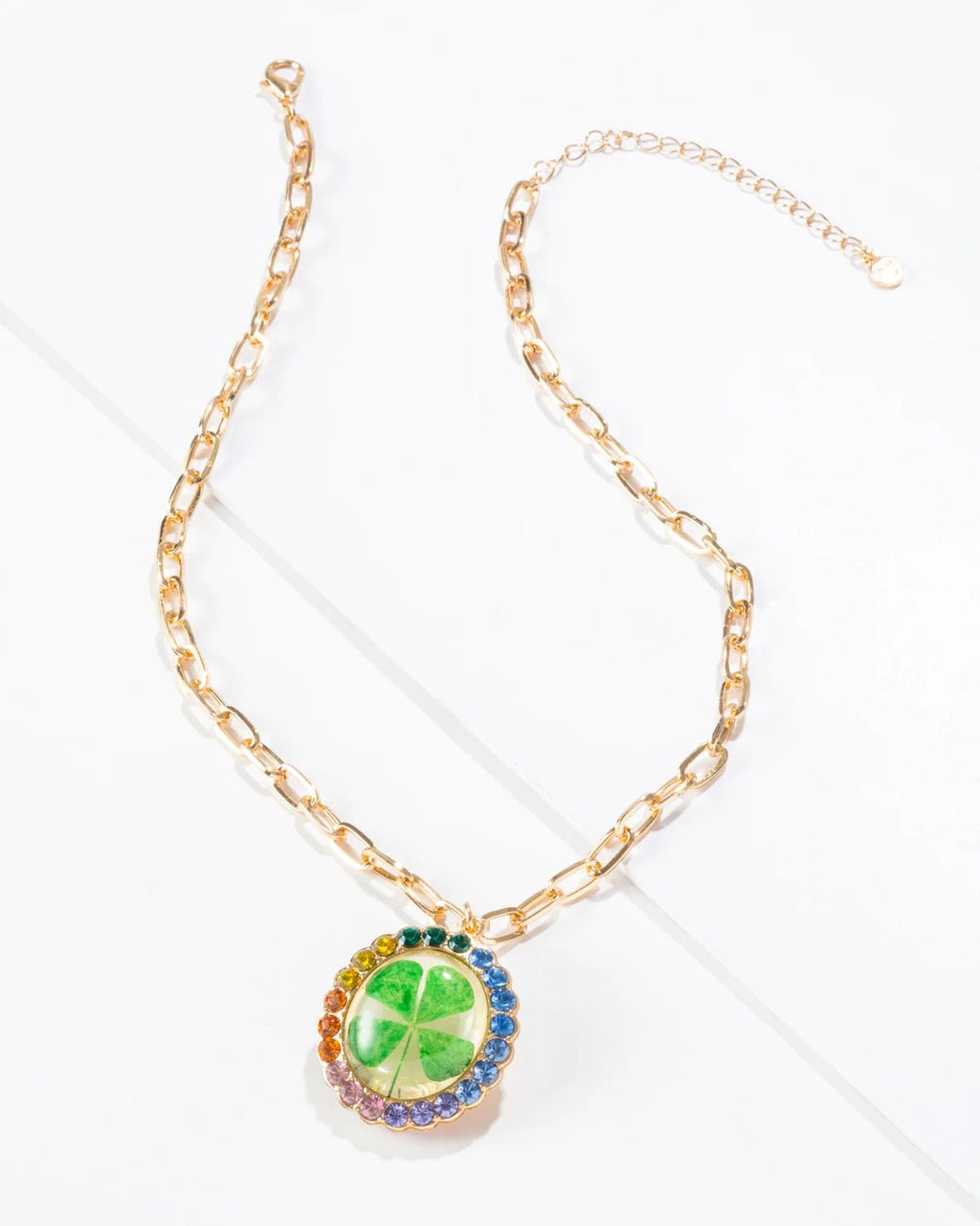 Lucky Streak REAL 4-Leaf Clover Necklace