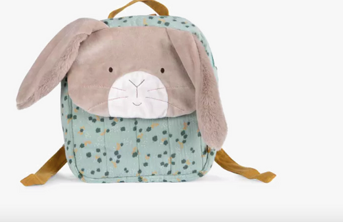 Mochila conejo salvia Trois petits lapins