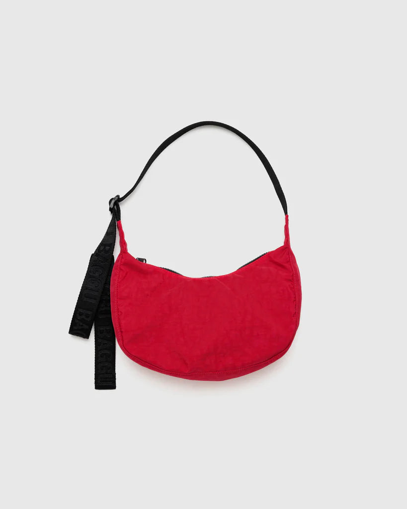 Mini Nylon Shoulder Bag - Candy Apple