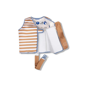 Life jacket Brown White Striped (2 tallas)