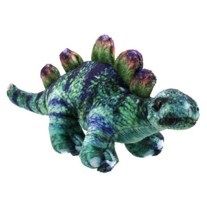 Dinosaur Finger Puppets: Stegosaurus Green