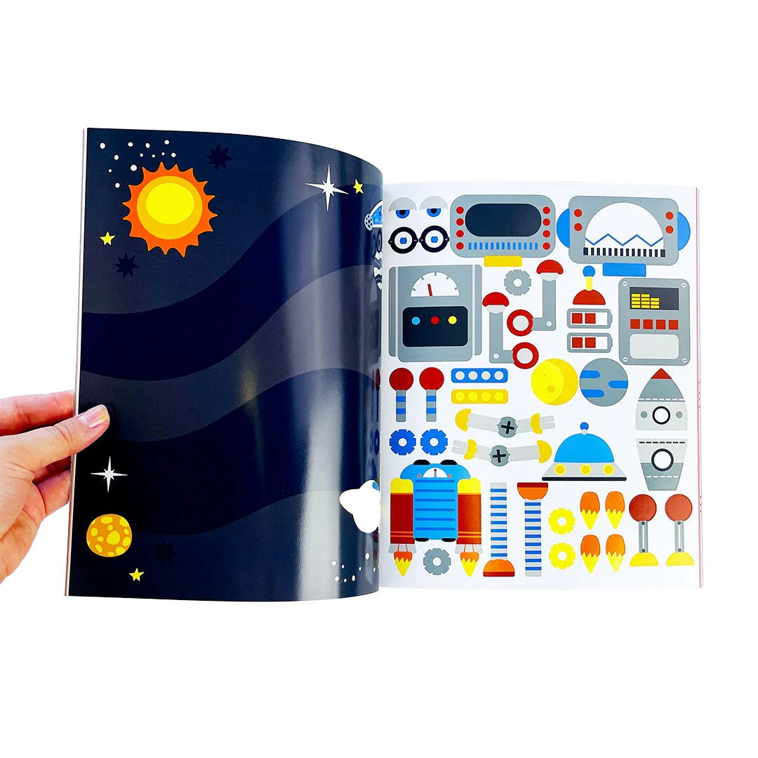 Design Your Own Sticker Book: Stickerbots