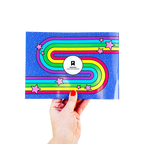 Retro Rainbow Sticker Collector
