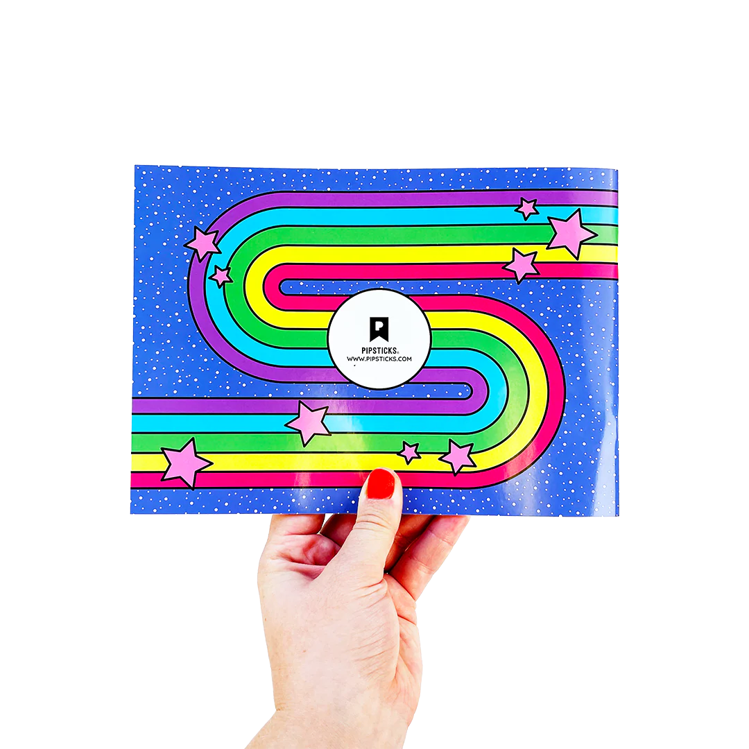 Retro Rainbow Sticker Collector