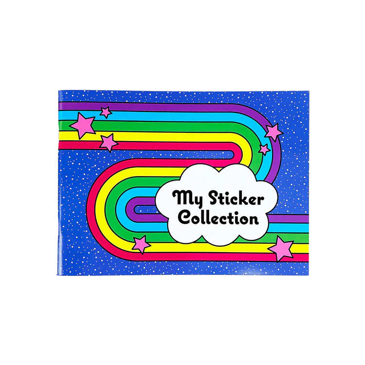 Retro Rainbow Sticker Collector