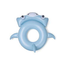 Swim Ring - Blue - Hunter The Hammerhead - Shark -  95 cm