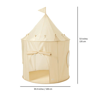 Recycled Fabric Play Tent Castle - Solid Colors (4 colores)