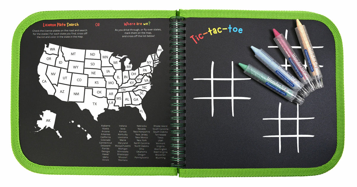Daily Doodler Reusable Activity Book-Games