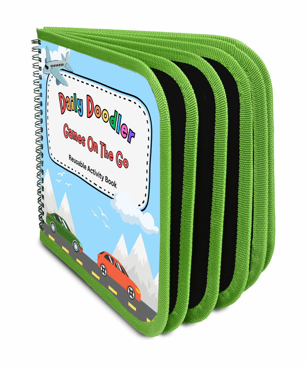 Daily Doodler Reusable Activity Book-Games