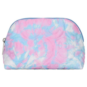 Tie Dye Smile Oval Cosmetic Bag