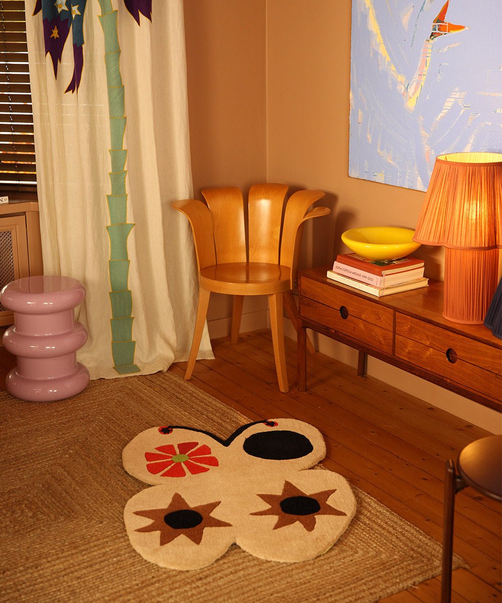 Tori Butterfly Rug Large