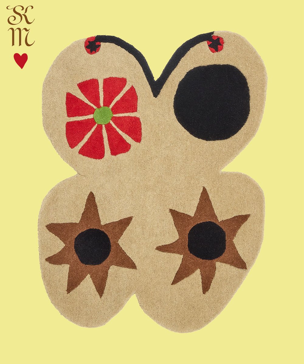 Tori Butterfly Rug Large