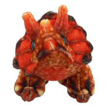 Dinosaur Finger Puppets: Triceratops Orange