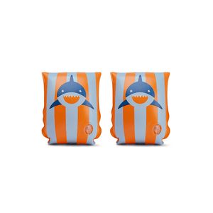 Swimming Armbands Orange Blue Sharks