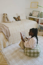Washable Rug Vichy Ivory - M