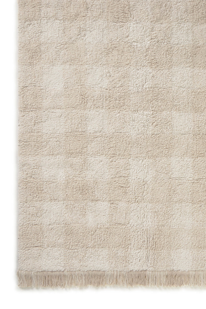 Washable Rug Vichy Ivory - M