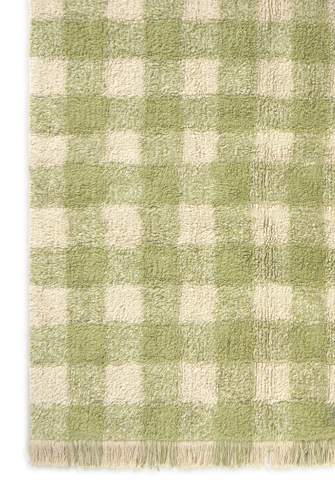 Washable Rug Vichy Matcha - M