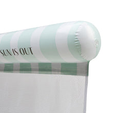 Water Hammock - Green - Resort Stripe