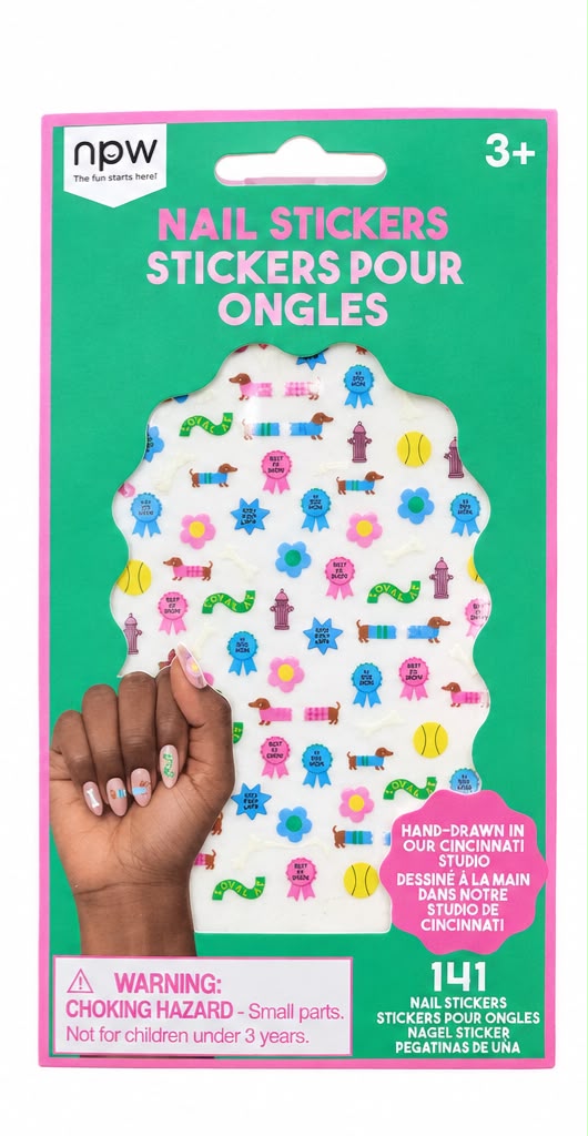 Weenie Dog Nail Stickers