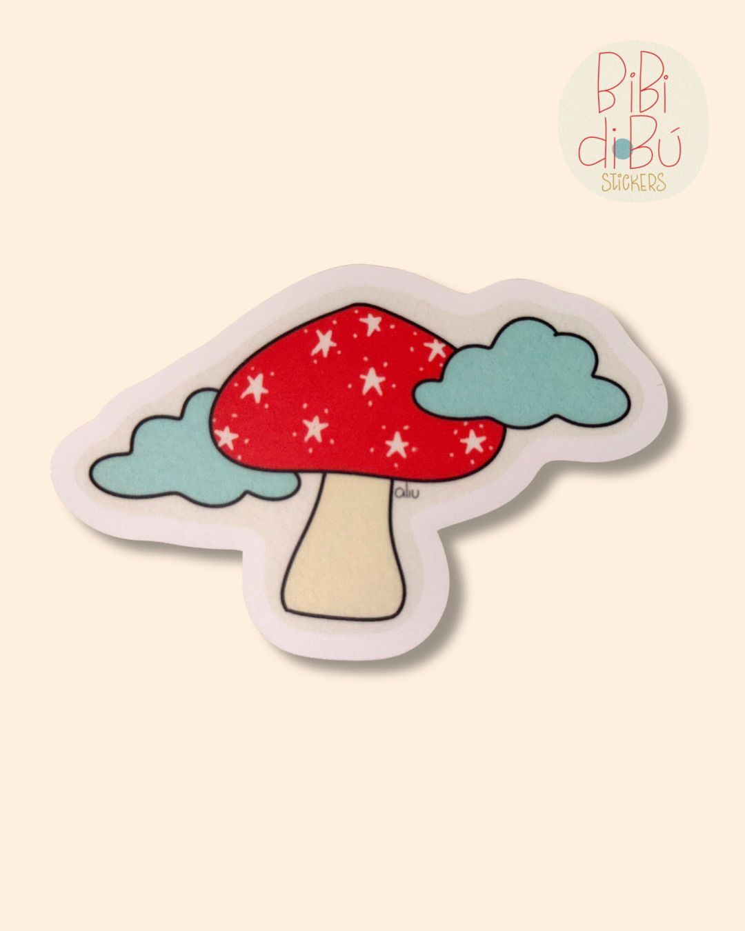 Bibidibú Stickers-Mushroom
