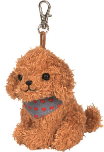 Plush Poudle Brown  Pendant Funny Animal Parade
