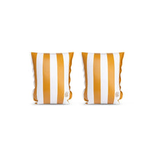 Swimming Armbands Yellow White Striped