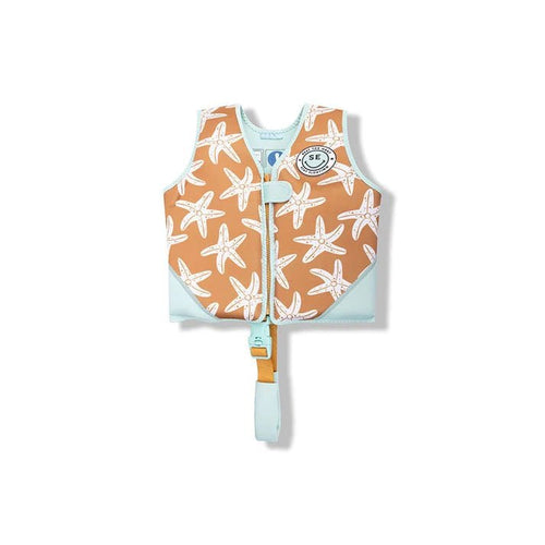 Swim Vest 3-6 Years- Seastar Brown