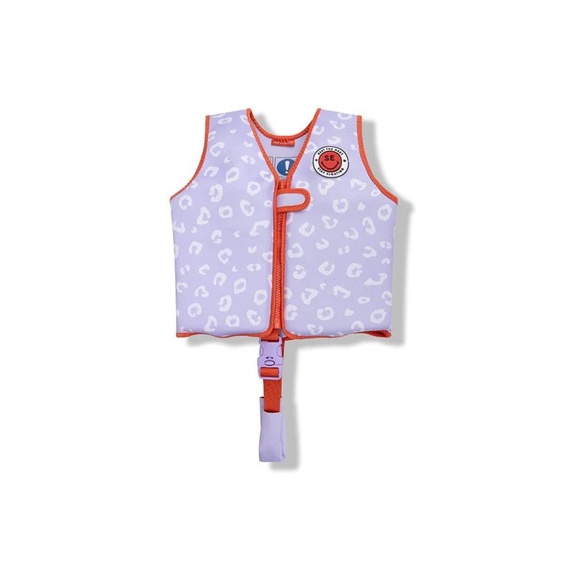 Life jacket 3-6 years Purple Panther Print