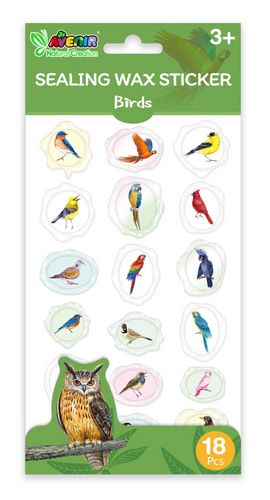 Sealing Wax Sticker- Birds