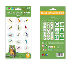 Sealing Wax Sticker- Birds