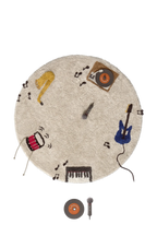 Music Round Rug